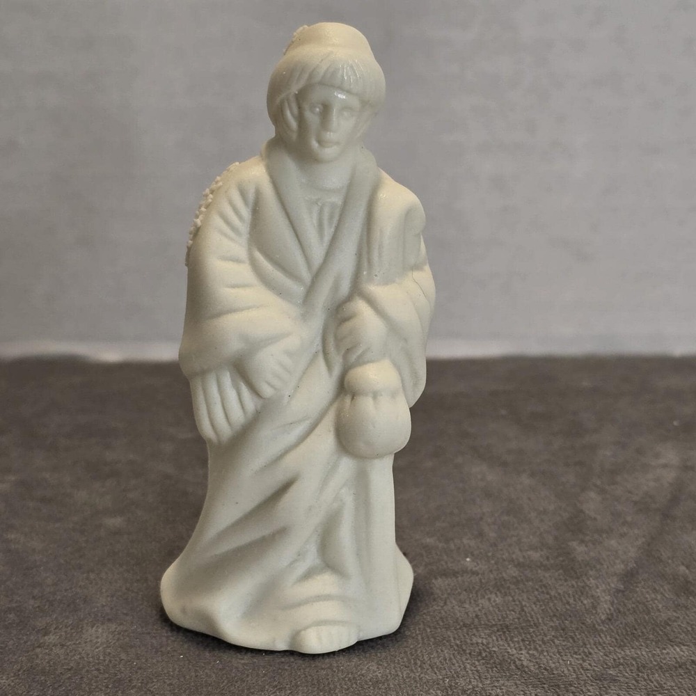 Jade Collection Porcelain Christmas Nativity Shepherd Figure Ceramic‎ Vintage